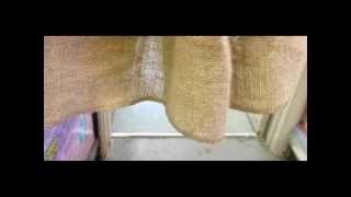 burlap curtains and burlap drapes