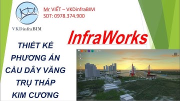 INFRAWORKS - THIẾT KẾ PHƯƠNG ÁN CẦU DÂY VĂNG