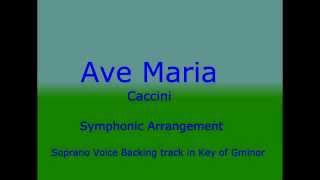 Ave Maria - Caccini - Instrumental Orchestra (Opera Karaoke for soprano voice) chords