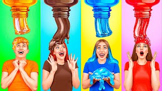 Gummy Food, Real Food vs Chocolate Food Challenge | Funny Situations by Mega DO Challenge