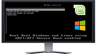 How to Duel Boot Windows and Linux (with UEFI/EFI secure boot enabled) using VMWare