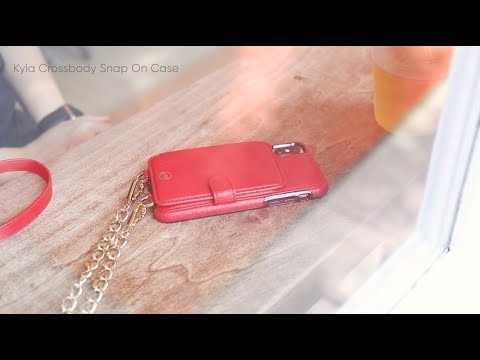The Kyla Crossbody Leather iPhone Case | SENA Cases