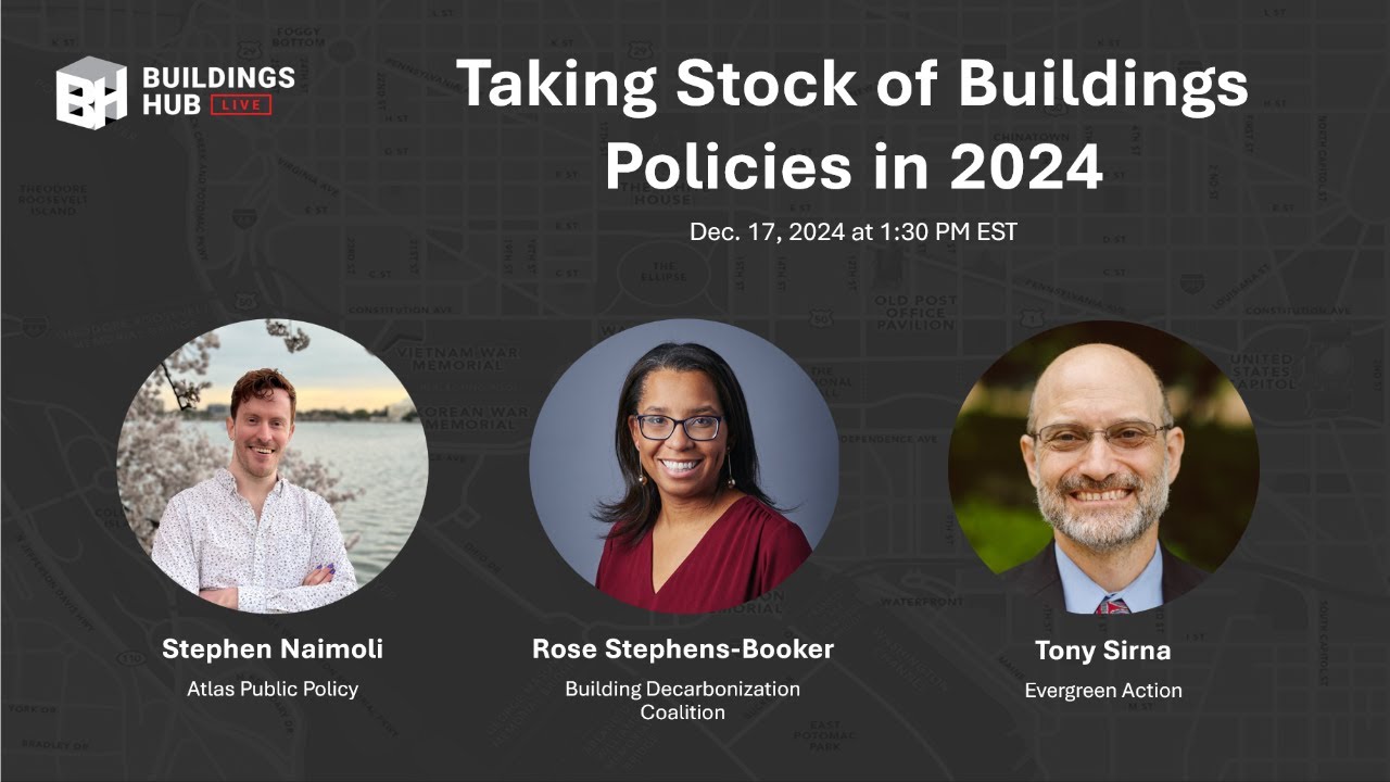 Buildings Hub Live: Taking Stock of Buildings Policies in 2024