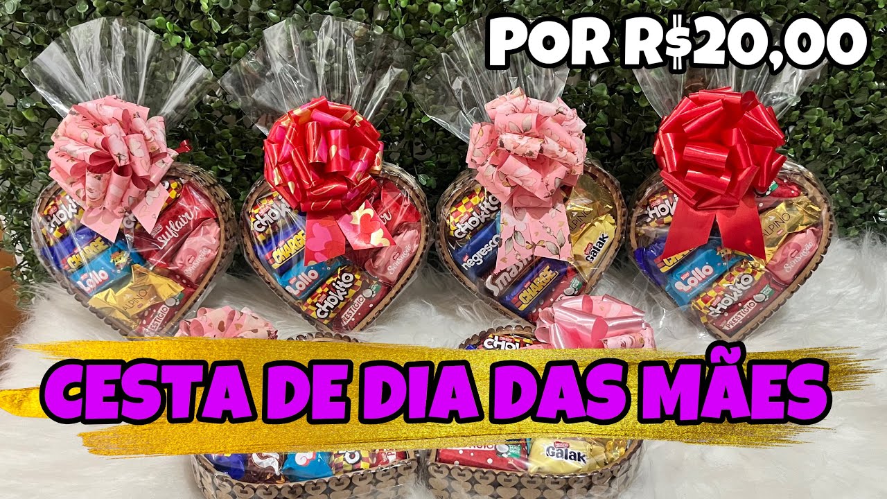 CESTA DIA DAS MÃES 💖| GASTANDO R$20,00