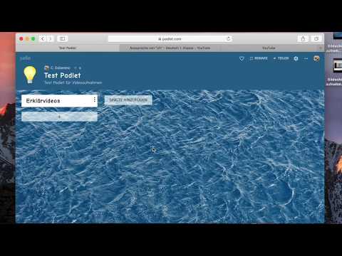 Tutorial: Ein YouTube Video auf einem Padlet verlinken