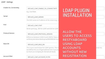 How to Install LDAP Plugin on your Restyaboard