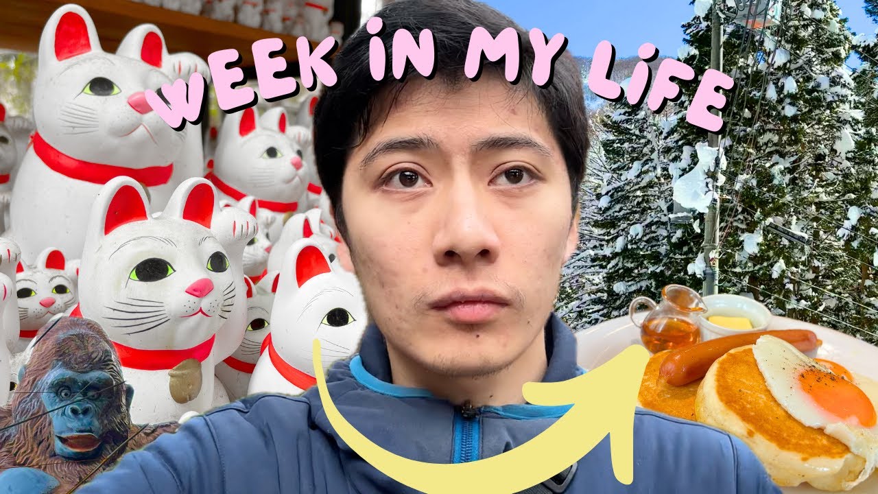 Tokyo to Ski Resort in 2 Hours - week in my life in japan!