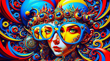 Psychedelicus Mechanismus - AI Generated Psychedelic Animation Video, Art Created by Ai