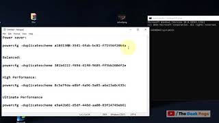 Windows 10 power plans missing Fix