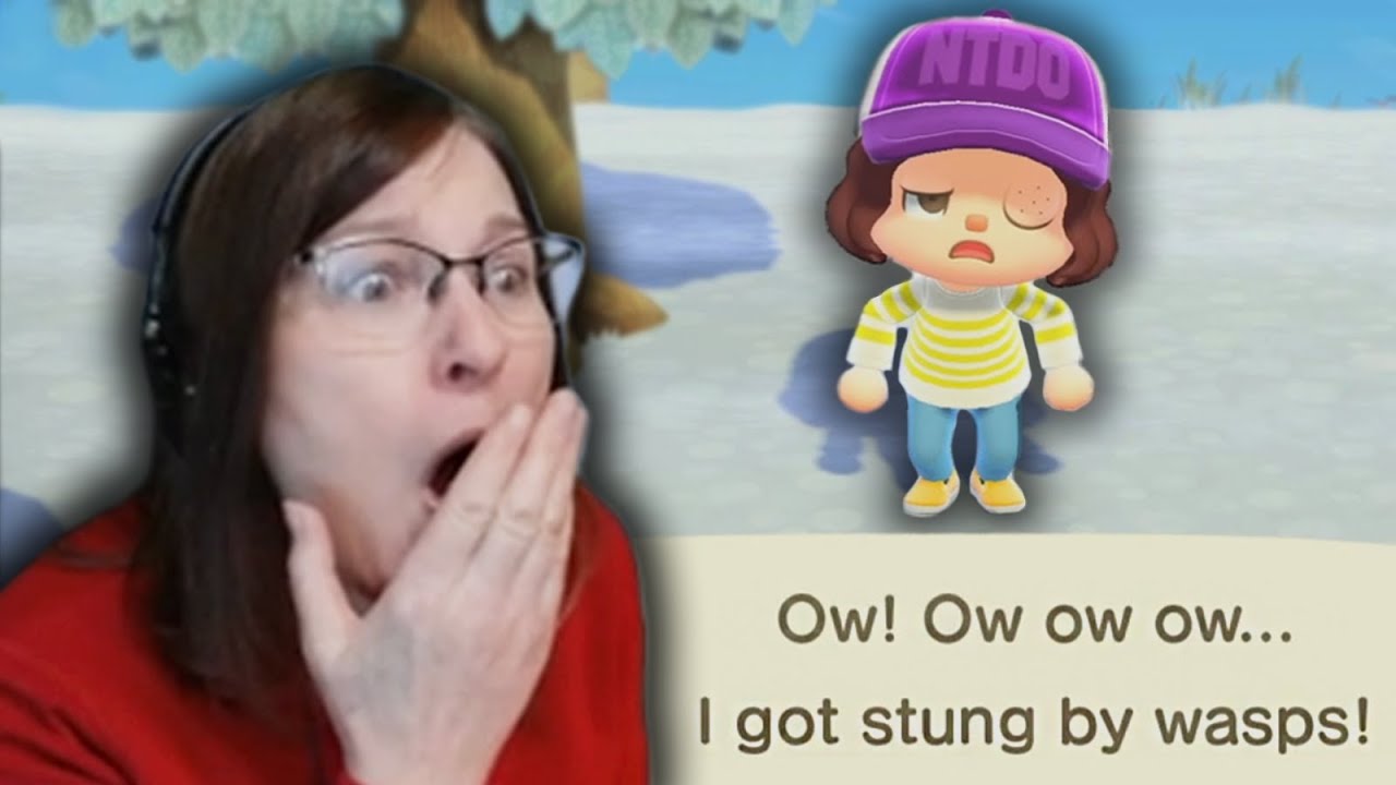 SmallAntMom gets stung by a wasp