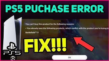 PS5 PURCHASE ERROR EASY FIX! (Fast Solution)