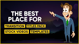 The Best Place For Transitions, Titles Pack, Templates | Envato Element