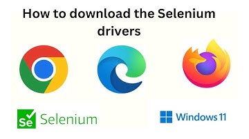 How to download the Selenium drivers, Chrome driver and gecko driver, Firefox from the browser||