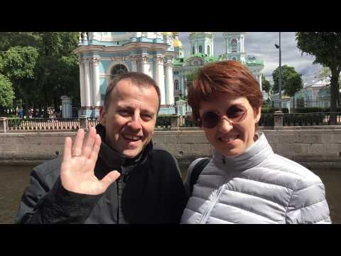 Видео-отзыв гостей из Штутгарта об экскурсии по Петербургу, Эрмитажу, Кронштадту и Петергофу