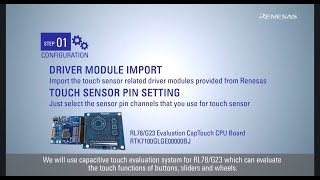 QE for Capacitive Touch Tutorial: Settings for RL78