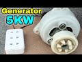 I turn blender motor into 220v 5000w electric generator