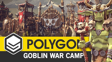 POLYGON Goblin War Camp (Trailer) 3D Art for Games by #syntystudios