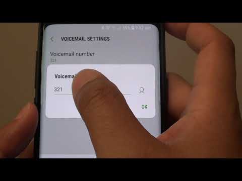 Samsung Galaxy S9 / S9+: How to Change Voice Mail Number