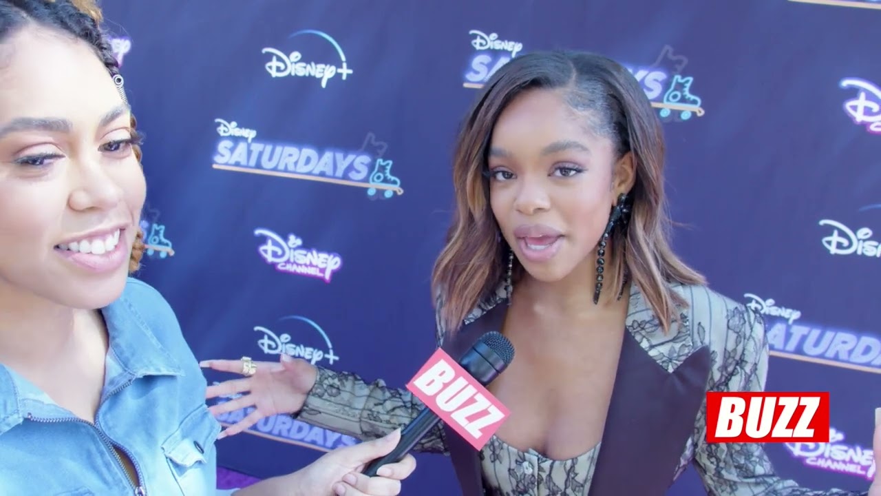 EP Marsai Martin talks about her new Disney show 'Saturdays' at the Screening on the Disney Lot