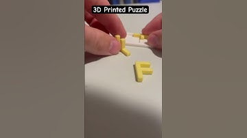3D Printed Puzzle #3dprinter #3dprinting #3dprints #thingiverse #engineering
