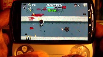 Age of Zombies (Xperia Play) Gameplay