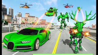 すごい鹿ロボットカー Part-1 | Android ゲームプレイを変革するレスキュー シティ ロボット |ゲームクレイジーより screenshot 3