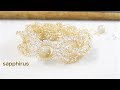 【ハンドメイド】How to make an elegant beaded bracelet (Eng Sub) シードビーズで編むブレスレットの作り方　ビーズステッチ