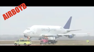 Boeing Dreamlifter Takeoff Jabara Airport Wichita KS