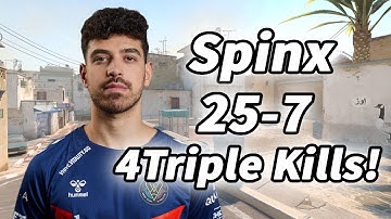 CS2 Spinx pov Faceit Dust2 (25-7) | 2024/08/27 | #cs2