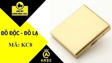 Hộp đựng thuốc lá 20 điếu bằng đồng Kuboy KC8 - Ambe.vn