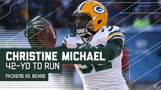 Christine Michael's Tackle-Breaking 42-Yard TD Run! | Packers vs. Bears | NFL Week 15 Highlights