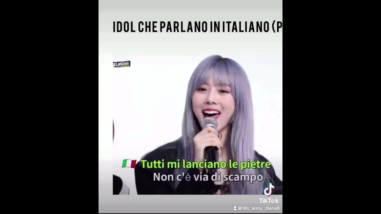 IDOL parlano ITALIANO ️💖 YouTube