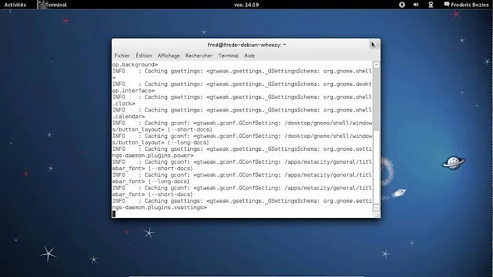 Gnome-Shell 3.0 et Debian GNU/Linux Wheezy