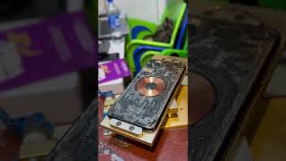 Check out this repair process🤩 #smartphone #iphone #tech #fix #repair #backglassreplacement