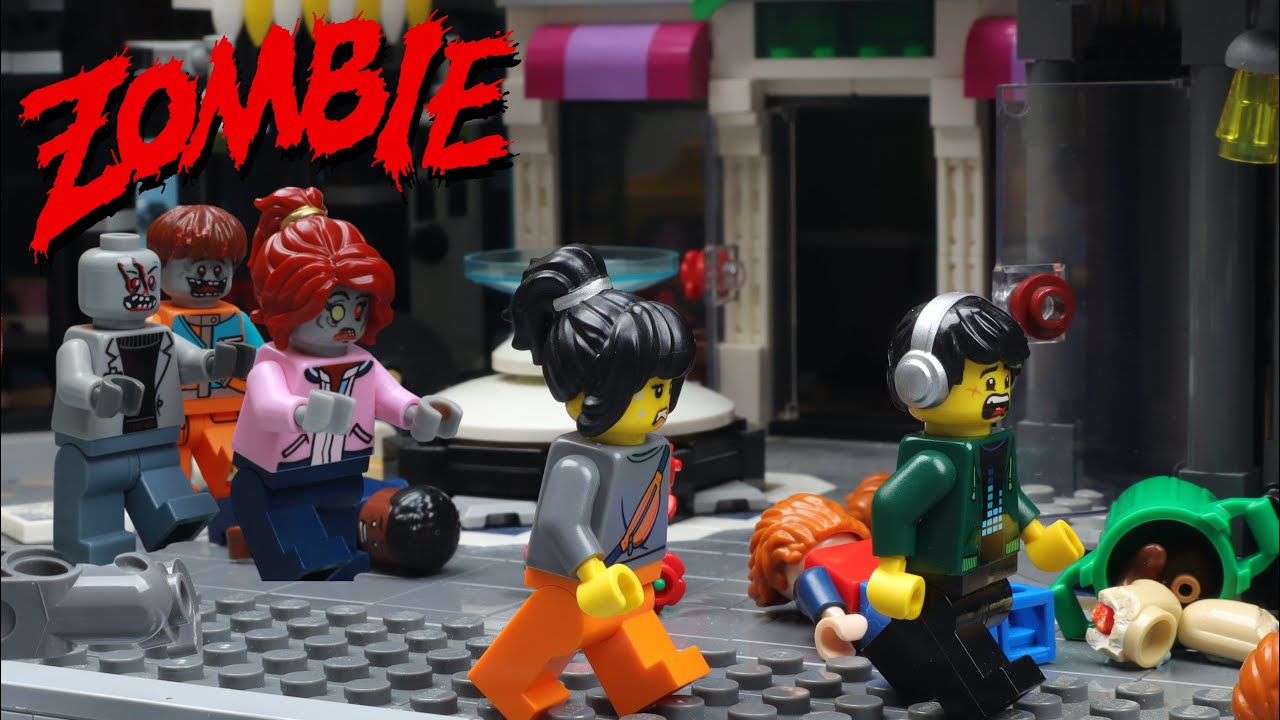 Кинематографическая история Lego Zombie Apocalypse - Покадровая съемка | Brickslook 