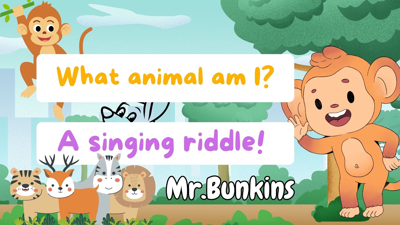 Singing Riddle What Animal Am I? | Guess the Animal | A Fun Singing Riddle for Kids ...