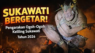 SUKAWATI IS VIBRATING ‼️ST Pawita Banjar Palak Ogoh-Ogoh Parade Around Sukawati in 2026