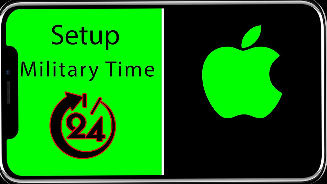 How To Turn On Military Time On Iphone