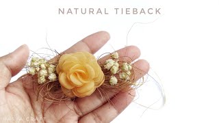 DIY Natural Tieback | Simple Tieback for Photography