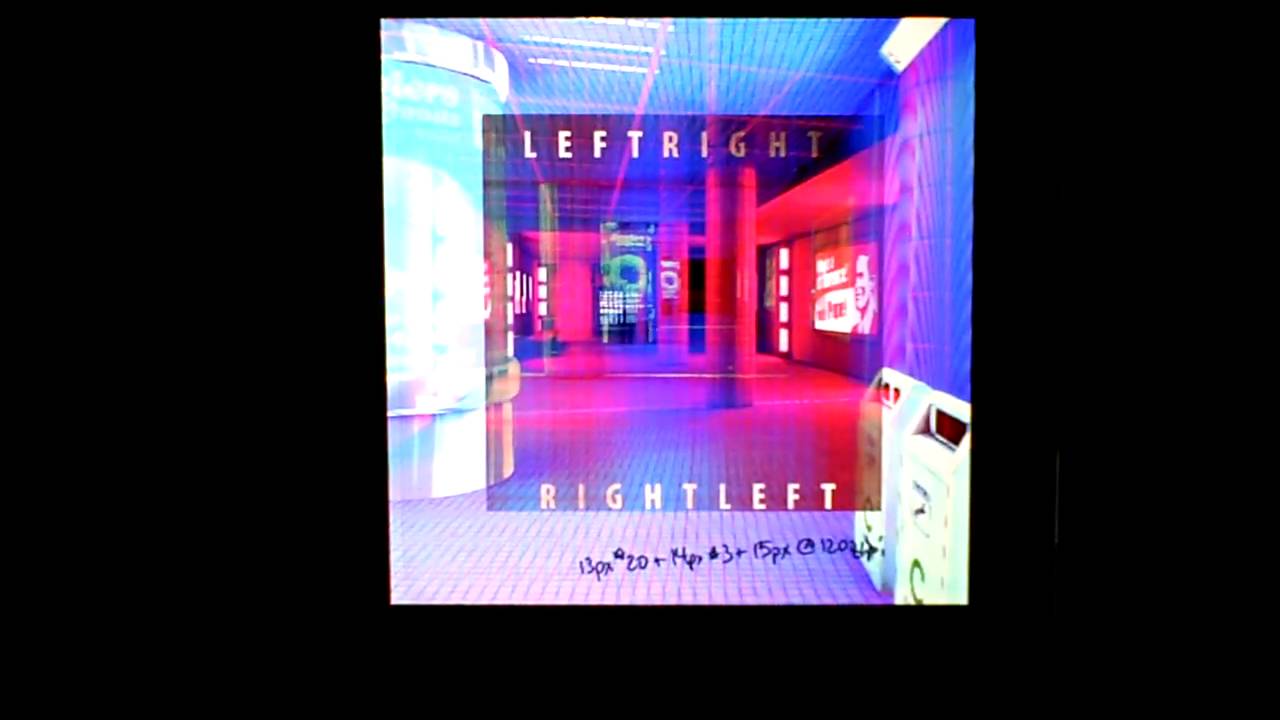 DIY AutoStereo3D (Parallax Barrier) Test 2