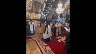 Иерусалим. Чин погребения Плащаницы Божией Матери