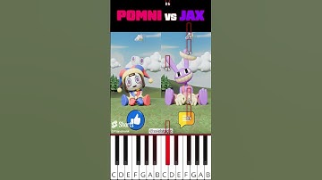 How many times catch motion? Pomni vs Jax | TADC (@ssielstudio) - Octave Piano Tutorial