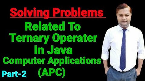 More Examples Of Ternary Operater || By Prashant Sir || CPS ||