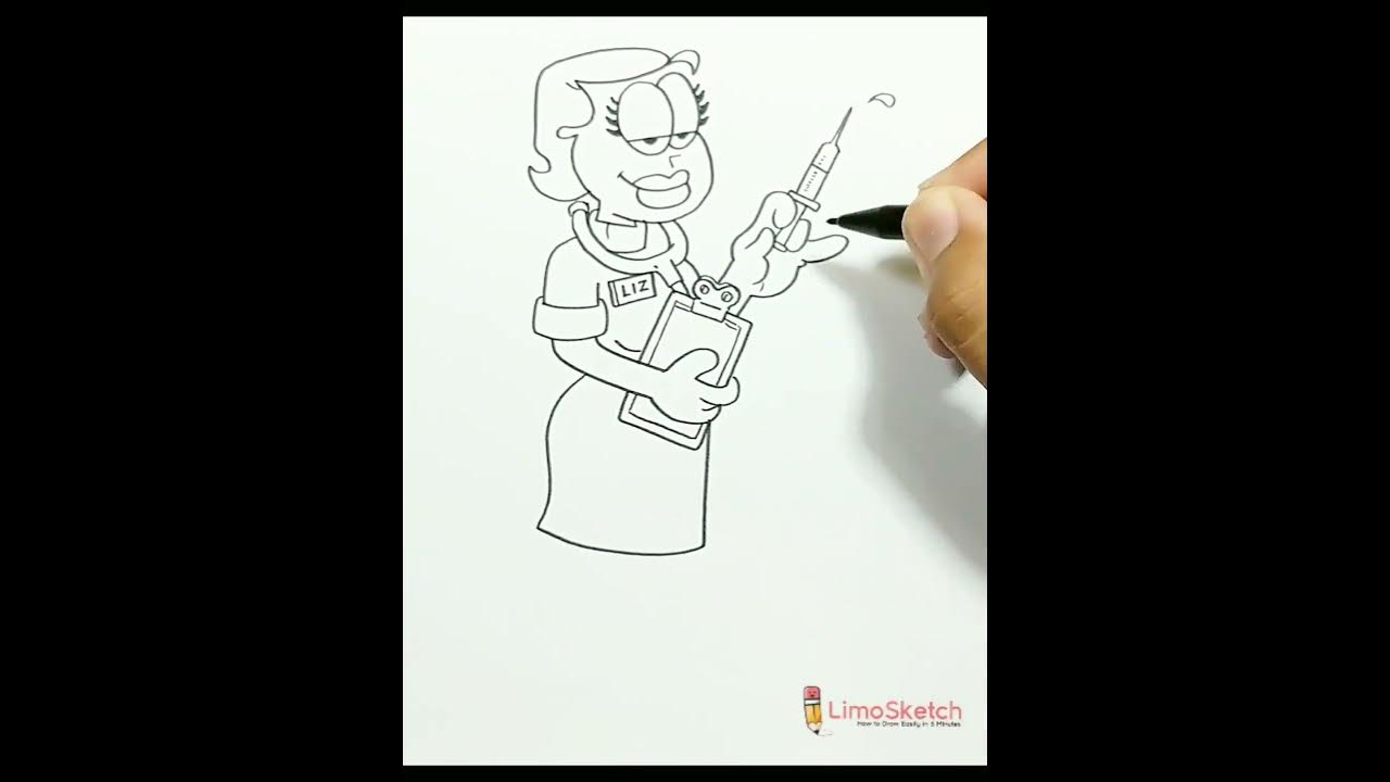 DRAWING LIZ WILSON - THE GARFIELD - YouTube