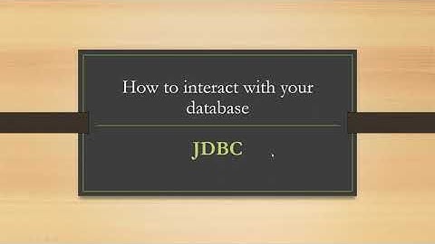 Connect to MySQL and SQLite Database using JDBC Maven