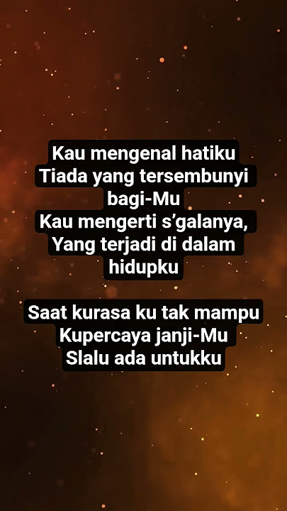 Kau Mengenal hatiku #lagurohaniterbaru #lagurohani #christiansongs #ch4him