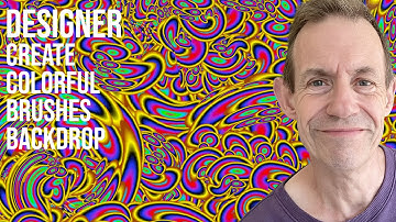 Affinity Designer : Create Textured Image Brush / Colorful Backdrop How To Tutorial