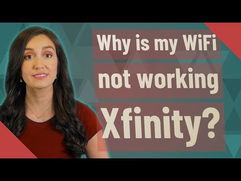 Vídeo: Por que meu wifi xfinity não está funcionando?