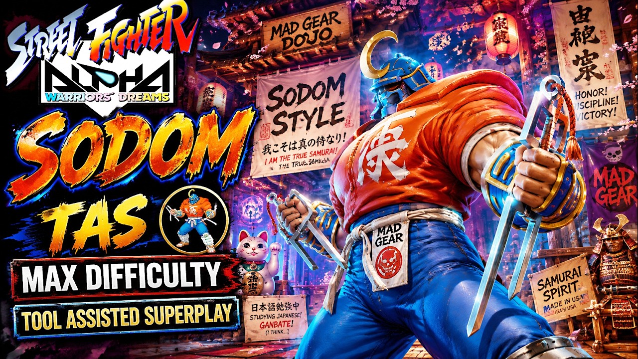 TAS】STREET FIGHTER ALPHA ZERO - SODOM DESTROYS EVERYONE - YouTube