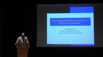 Abdullah Karasan - Workshop on 20th Anniversary of IAM